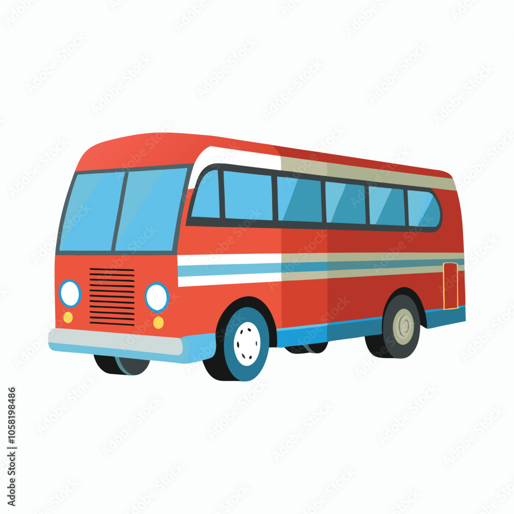 vector bus on a white background vector bus on a white background