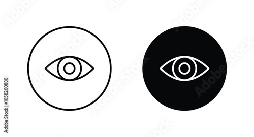Eye icon vector. eye symbol icon