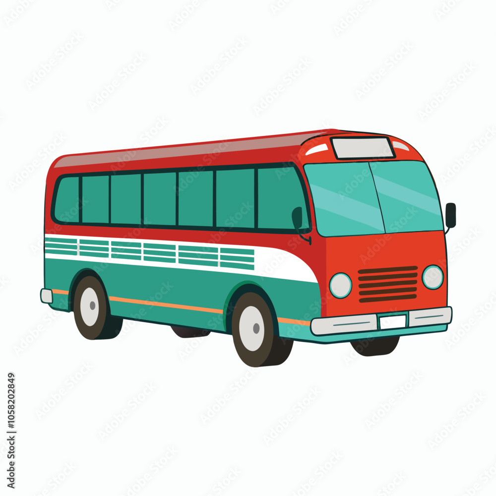 vector bus on a white background vector bus on a white background