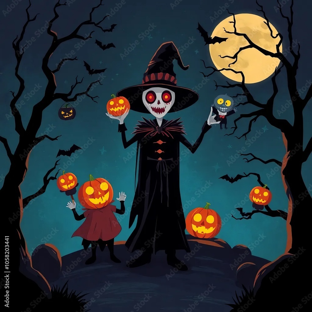 halloween scene halloween scene
