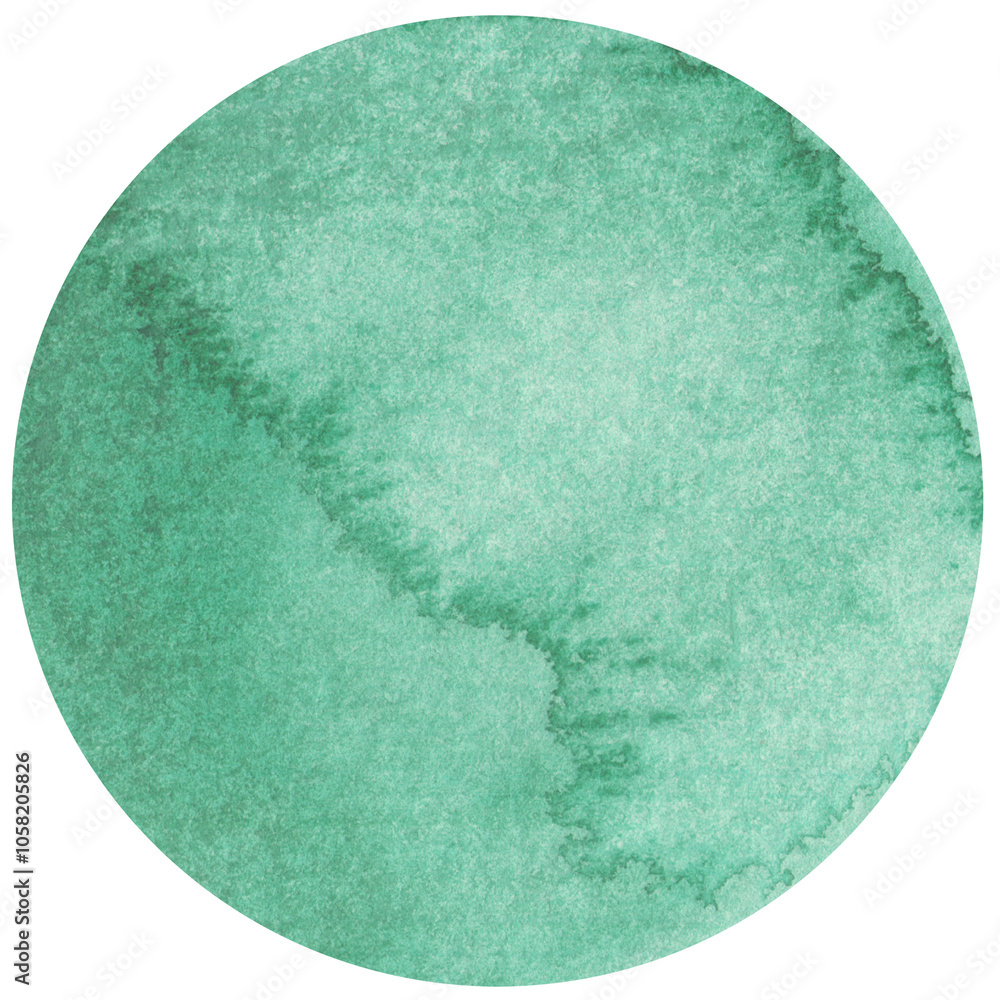 Fotografie Watercolor hand painted circles texture