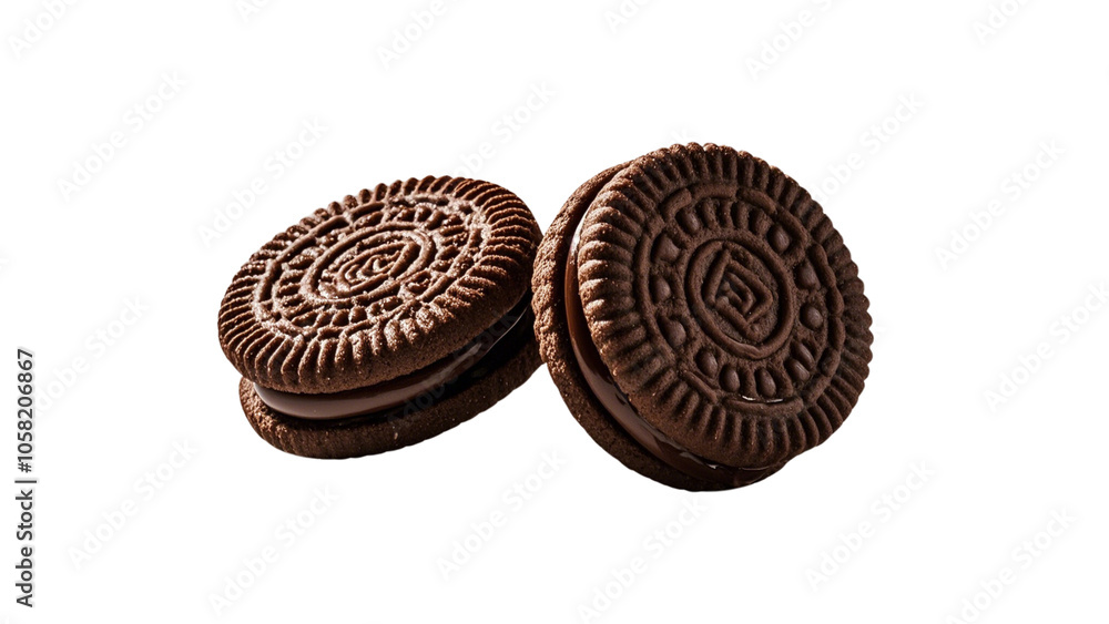 Chocolate filled sandwich biscuits with crunchy layers PNG.... Chocolate filled sandwich biscuits with crunchy layers PNG....