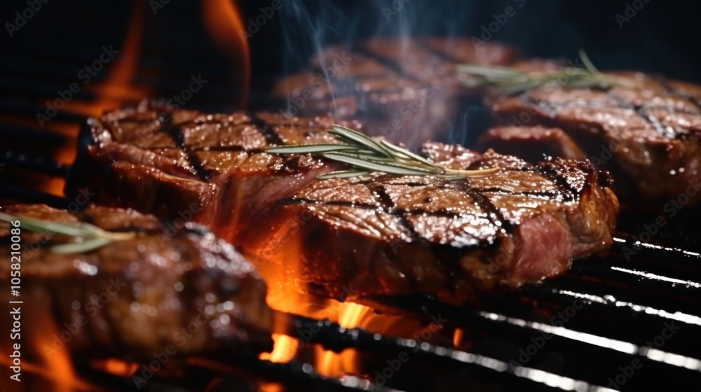 Grilled Steak with Rosemary Grilled Steak with Rosemary