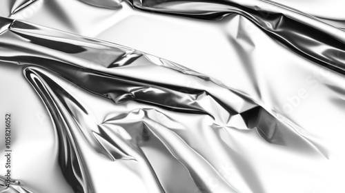 Abstract Silver Foil Texture Background photo