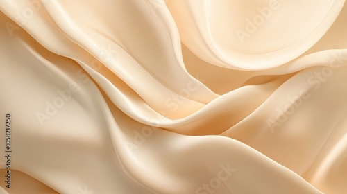 Creamy Silk Fabric Texture: Abstract Background