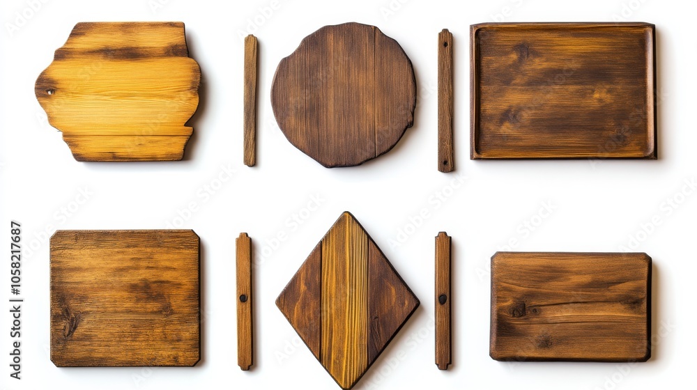 Wooden Trays and Signs: Rustic Craftsmanship Wooden Trays and Signs: Rustic Craftsmanship