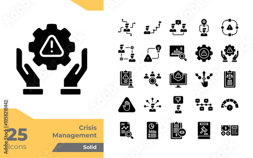 Crisis Management Solid Icons