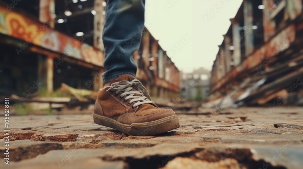 Footwear in an Urban Landscape Footwear in an Urban Landscape