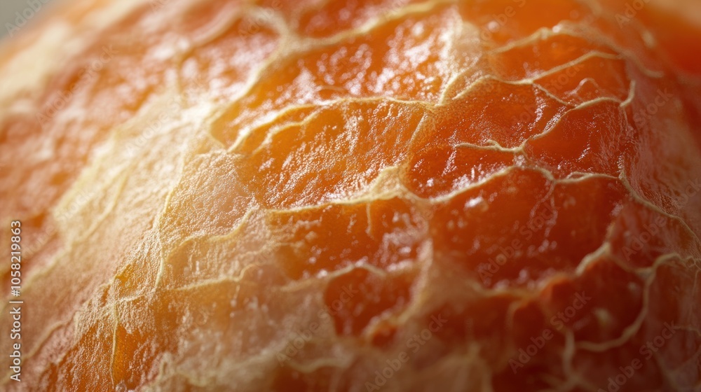 Close-up of a Mandarin Orange Peel Close-up of a Mandarin Orange Peel