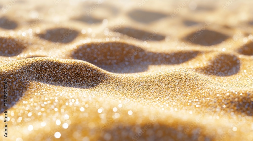 Close-up of Soft, Golden Sand Close-up of Soft, Golden Sand