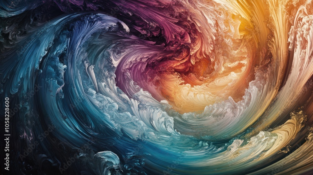 Abstract Swirling Colors Abstract Swirling Colors
