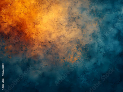 Abstract Background Texture Blue Orange