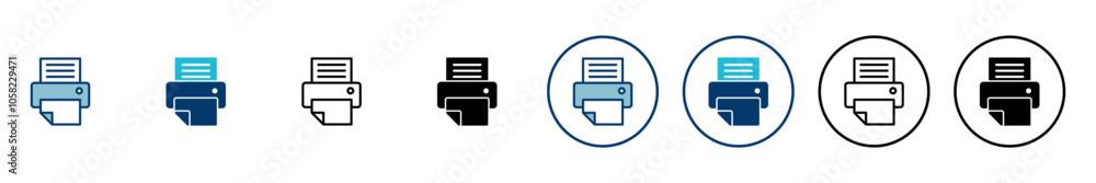 Printer icon vector isolated on white background. print icon. Fax vector icon. Printer icon vector isolated on white background. print icon. Fax vector icon.