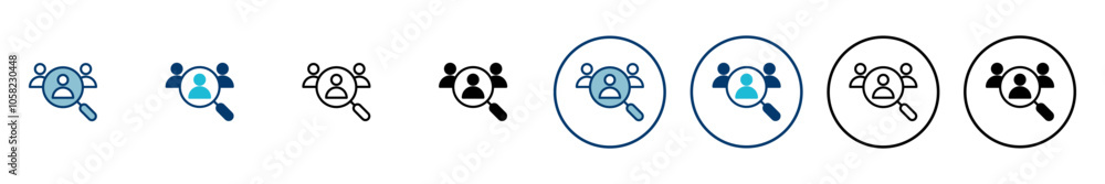 Hiring icon vector isolated on white background. Human resources concept. Recruitment. Search job vacancy icon. Hire. Find people icon Hiring icon vector isolated on white background. Human resources concept. Recruitment. Search job vacancy icon. Hire. Find people icon