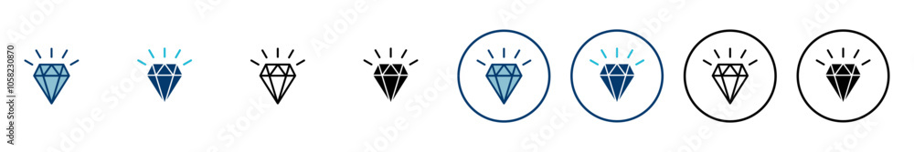 Diamond icon vector isolated on white background. Diamond vector icon. Gemstone symbol Diamond icon vector isolated on white background. Diamond vector icon. Gemstone symbol