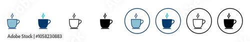 coffee cup icon vector isolated on white background. Coffee cup icon. Coffee vector icon. Tea
