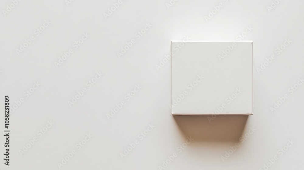 Minimalist White Canvas on White Background Minimalist White Canvas on White Background
