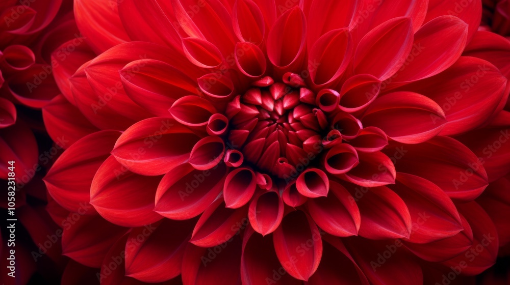 Vibrant close-up of blooming red dahlia flower with intricate petal details in natural daylight, perfect for floral backgrounds and botanical themes
Vibrant close-up of blooming red dahlia flower with intricate petal details in natural daylight, perfect for floral backgrounds and botanical themes