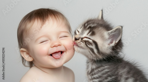 Baby and Kitten Love: A hea...