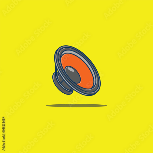 Cartoon of Loud Speaker Sound System