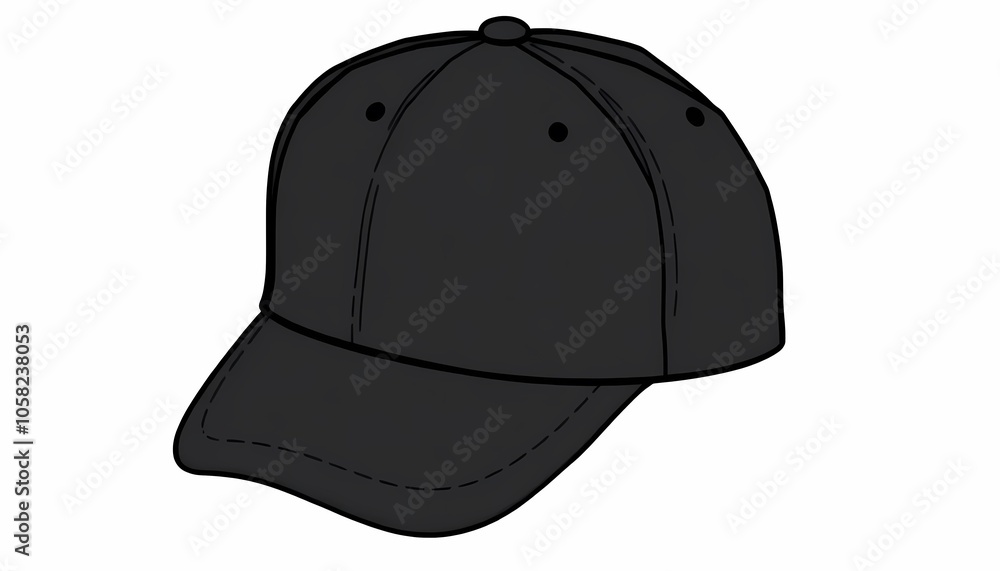 Fototapeta premium Black Cap