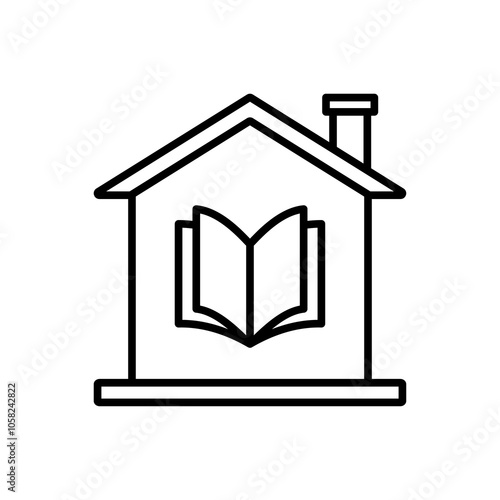 simple home schooling icons, simple style design inspiration for any interface and purpose