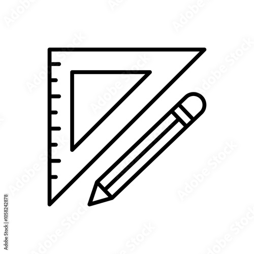 simple school supplies icons, simple style design inspiration for any interface and purpose