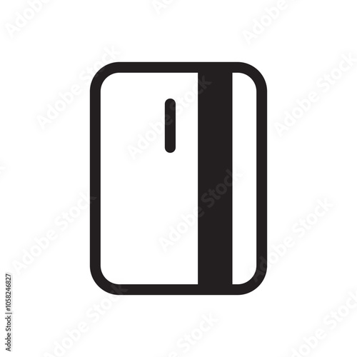 Credit or debit card sign isolated icon graphic vector