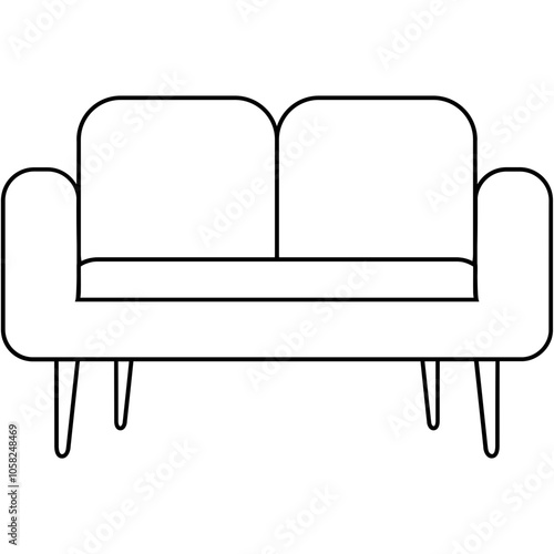 Sofa Furniture Icon