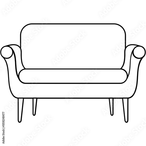 Sofa Furniture Icon