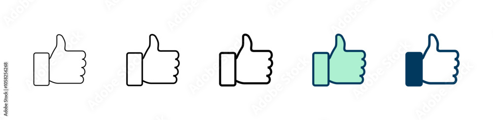 Like icon logo design. Thumbs up sign and symbol. Hand like Like icon logo design. Thumbs up sign and symbol. Hand like