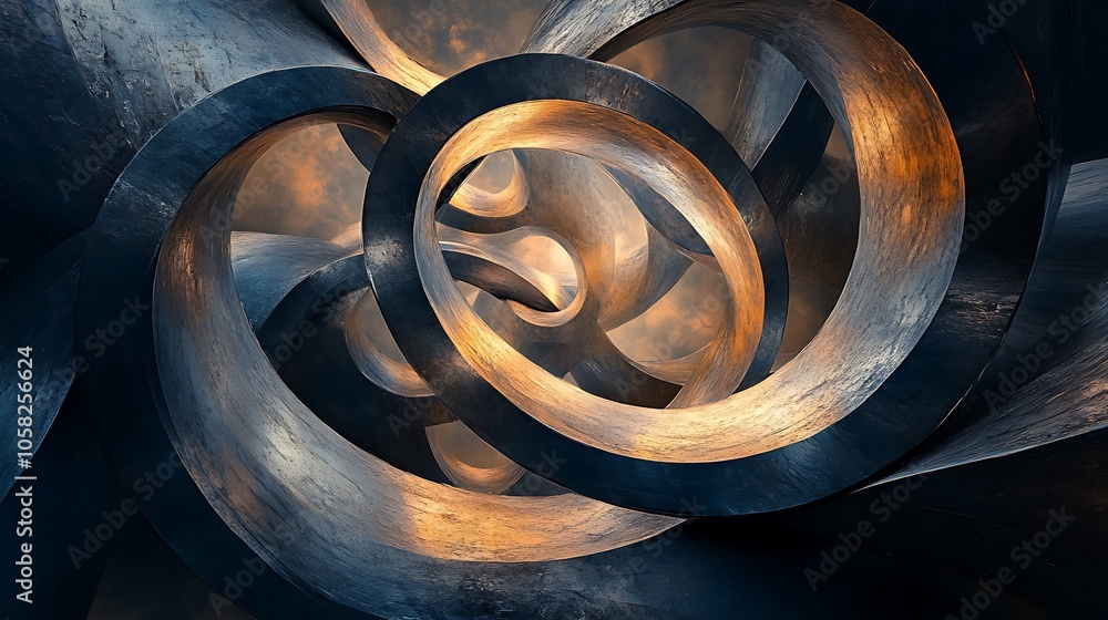 Abstract Composition of Intersecting Curved Abstract Composition of Intersecting Curved