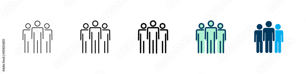 people icon logo design. person sign and symbol. User Icon vector people icon logo design. person sign and symbol. User Icon vector