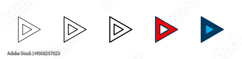 Free Download Play icon logo design. Play button sign and symbol - GFXLoad