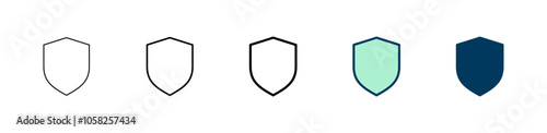 Free Download Shield icon logo design. Protection icon. Security sign and symbol - GFXLoad