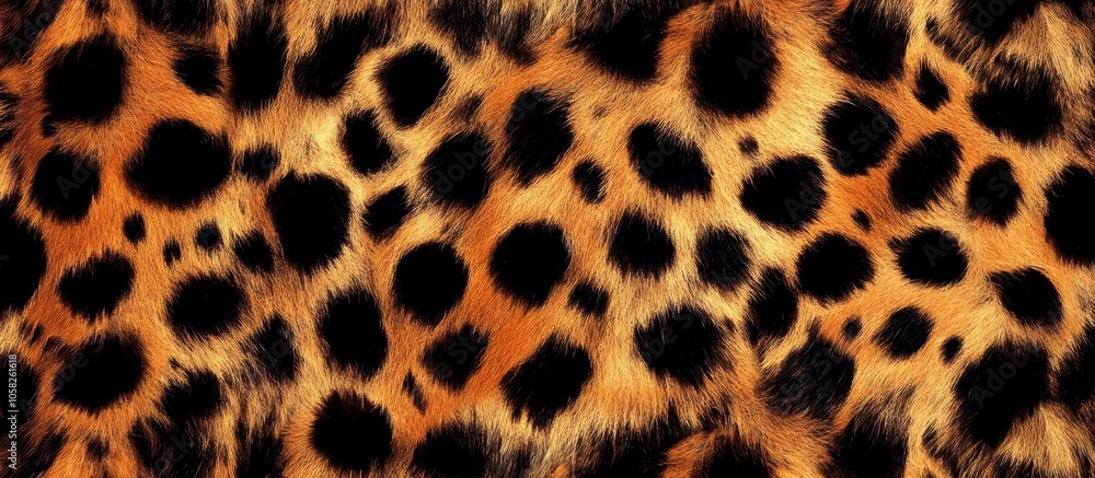 Cheetah Print Pattern in Bold Contrast Cheetah Print Pattern in Bold Contrast
