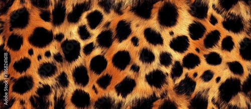 Cheetah Print Pattern in Bold Contrast