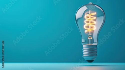 Modern Light Bulb Design with Unique Energy Features