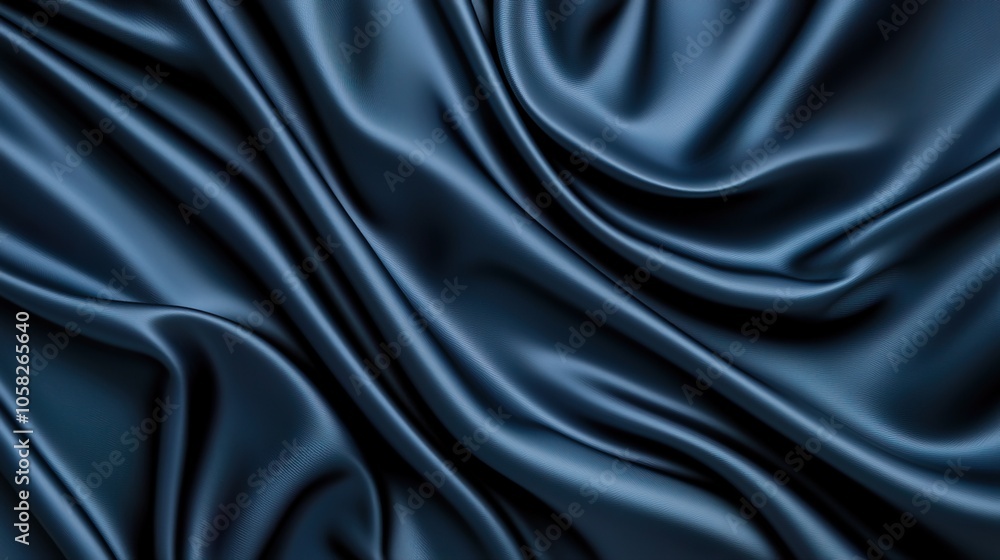 Fototapeta premium Closeup of Smooth Blue Plastic Material
