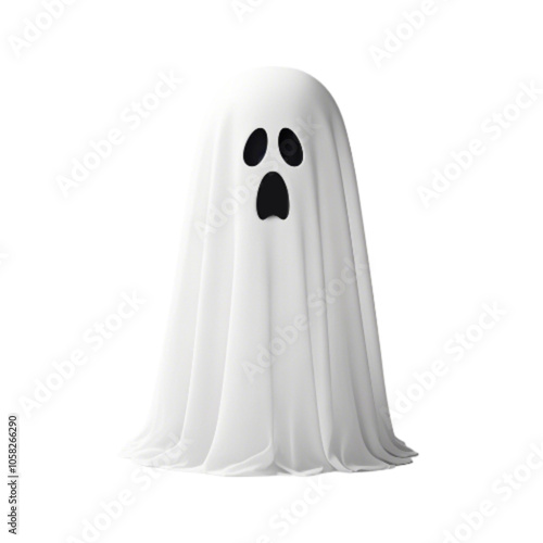 hallowen ghost with transparant background photo