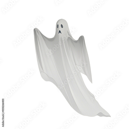 hallowen ghost with transparant background photo