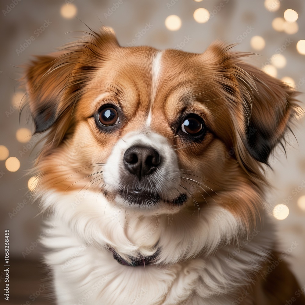 cute dog, soft fur, innocent eyes, close-up portrait, warm lighting, wet nose, detailed fur texture, bokeh background, expressive face, natural colors, endearing expression cute dog, soft fur, innocent eyes, close-up portrait, warm lighting, wet nose, detailed fur texture, bokeh background, expressive face, natural colors, endearing expression