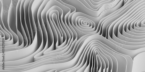 paper style wave background	