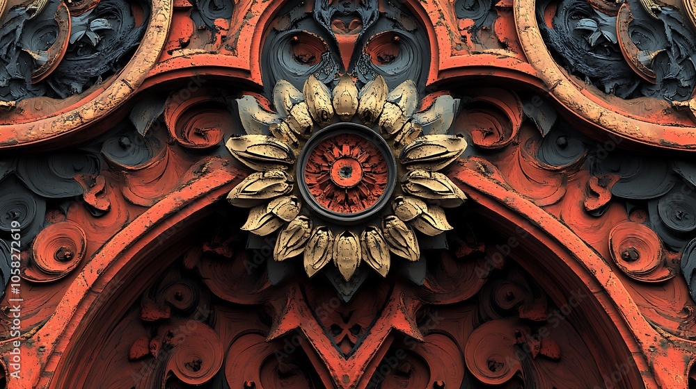 beautiful design of a mandala that is made by the artist beautiful design of a mandala that is made by the artist