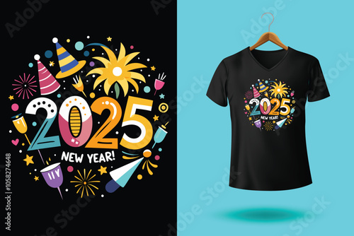 Happy New Year Best T Shirt Design