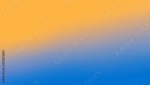 Serene Orange to Blue Gradient: A calming transition.