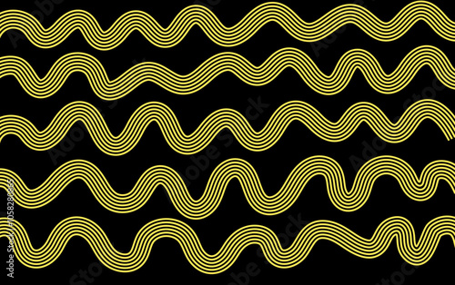 Noodle pattern poster