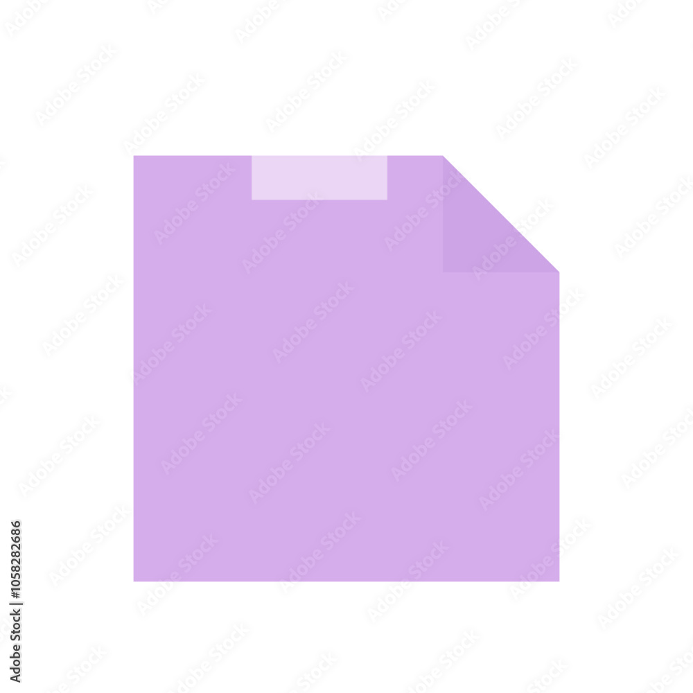 folded paper with tape