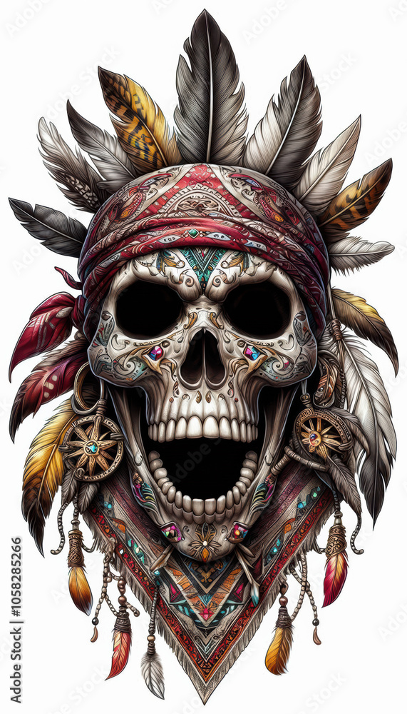 TRIBAL TATOO トライバル タトゥ 刺青ドクロ TRIBAL TATOO トライバル タトゥ 刺青ドクロ