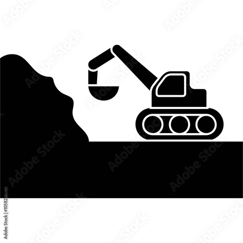 Surface Mining Icon